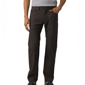 prAna® Brion Pants II – Trousers for Men, Dark Iron, size 38 x 32, NWT